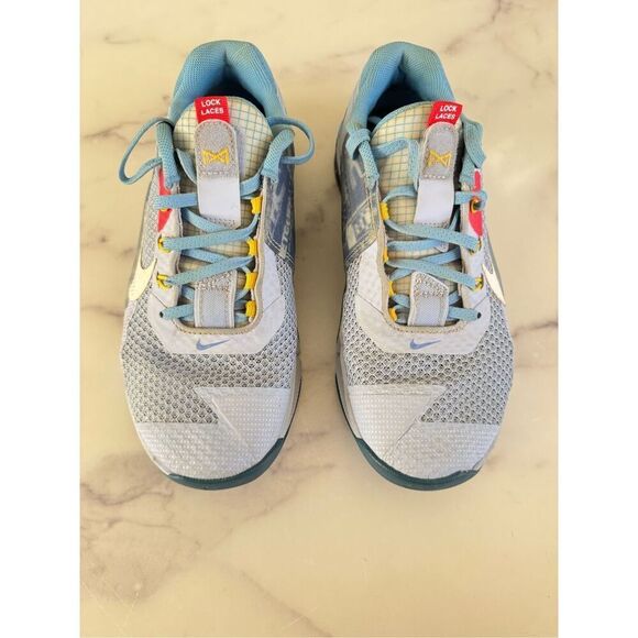Nike Metcon 7AMP light marine blue training shoes M7/W9 running zoom react Hyper - Picture 3 of 12